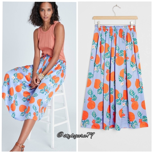 Anthropologie Dresses & Skirts - NWT, Anthropologie, CLC Naranjas Midi Skirt